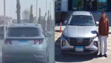 الأجهزة الأمنية تضبط طفلاً يقود سيارة وتعرض المارة للخطر بالجيزة