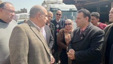 وكيل تموين الإسكندرية يتفقد سير العمل بسوق الجملة للخضر والفاكهة