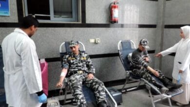 مديرية أمن البحيرة تنظم حملة للتبرع بالدم لدعم المرضى