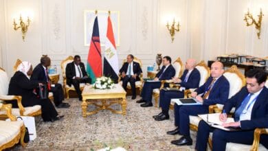 وزير الخارجية يبحث مع نظيره المالاوي سبل تعزيز العلاقات الثنائية