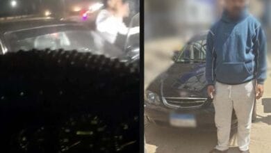 ضبط سائق يسير عكس الاتجاه ويتلفظ بسباب عقب اعتراض مواطن له بالدقهلية