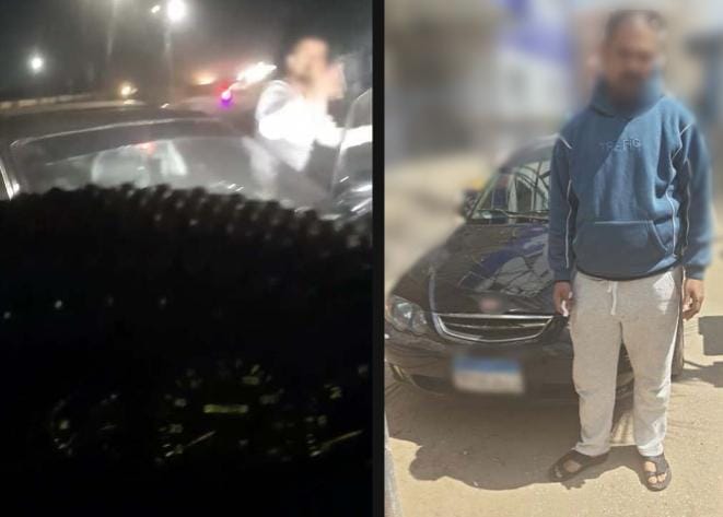 ضبط سائق يسير عكس الاتجاه ويتلفظ بسباب عقب اعتراض مواطن له بالدقهلية