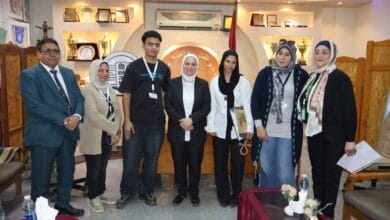 مديرة التعليم بالقاهرة تفتتح المعرض السنوي لمدارس التعليم الفني