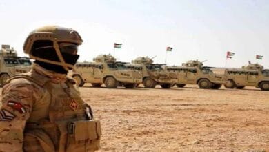 الجيش الأردني يعلن اعتراض صاروخ وسقوط شظايا دون إصابات