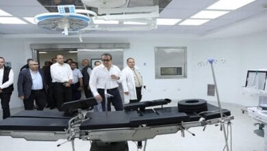 وزير الصحة يثني على أعمال البنية المعمارية بالمبنى الجديد بمستشفى صدر العباسية