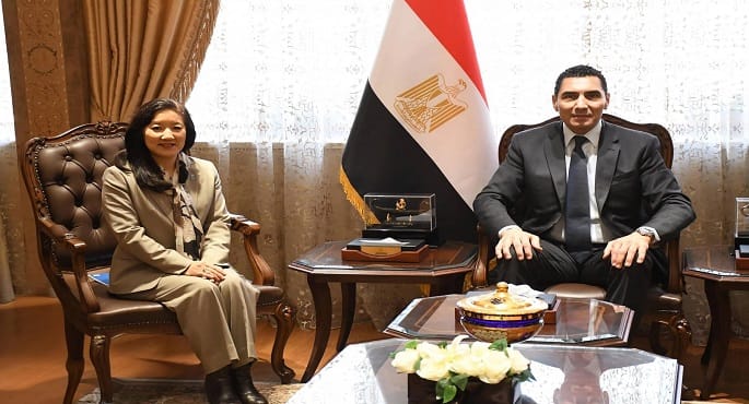 وزير الرياضة يبحث مع الممثل المقيم لبرنامج الأمم المتحدة الإنمائي سبل تعميق التعاون