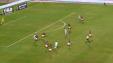 سيراميكا يتقدم على الأهلي بهدف فخري لاكاي في الدوري الممتاز