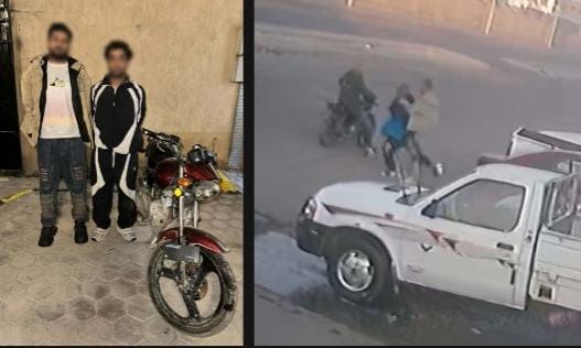 ضبط عاطلين لسرقتهما عاملًا بالإكراه باستخدام دراجة نارية بالقليوبية