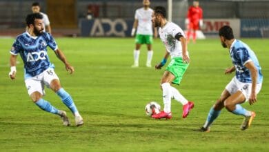بيراميدز والمصري يتعادلان سلبيًا في الشوط الأول للدوري الممتاز