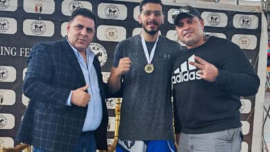 طالب طب المنصورة الأهلية يفوز بذهبية الجمهورية في الكيك بوكسينج