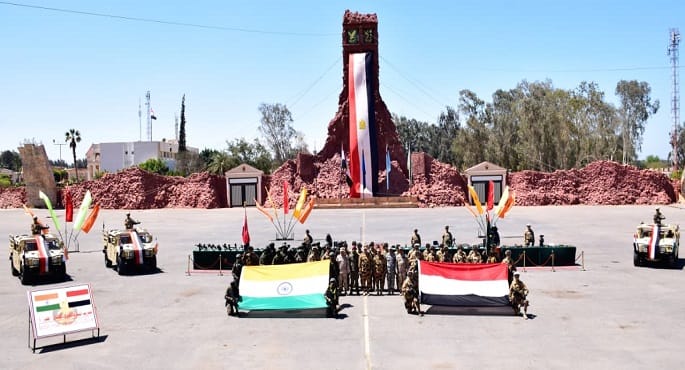 انطلاق فعاليات التدريب المصري الهندي المشترك "إعصار-4"