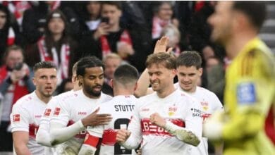 شتوتجارت يكتسح هامبورج برباعية ويرتقي للمركز الثالث بالدوري الألماني