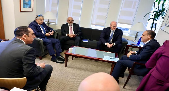 وزير الخارجية يبحث مع مسؤول بالبنك الدولي تعزيز التعاون لدعم غزة