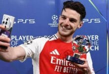 ديكلان رايس: طموح أرسنال يتجه نحو نهائي دوري أبطال أوروبا