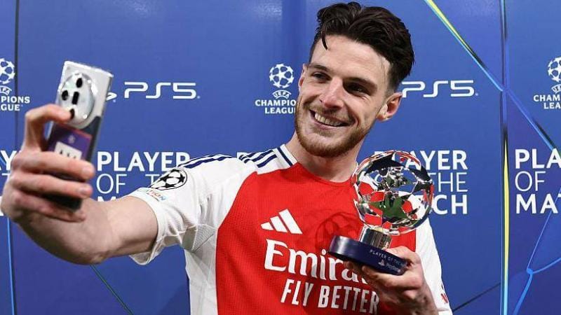 ديكلان رايس: طموح أرسنال يتجه نحو نهائي دوري أبطال أوروبا