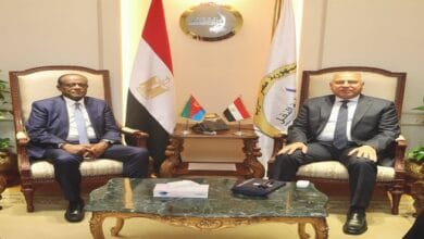 وزير النقل يبحث مع مسؤولين إريتريين تدعيم التعاون في مجالات النقل