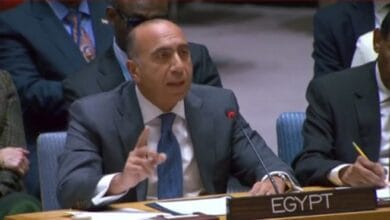 مندوب مصر بالأمم المتحدة: لا توجد حلول عسكرية لأزمة إيران