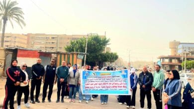 مديرية الشباب والرياضة بكفر الشيخ تنظم مسيرة للمشي احتفالاً باليوم العالمي للعب النظيف