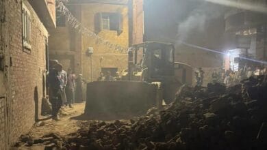 انهيار ضريح بقرية دنشواي بالمنوفية دون وقوع إصابات