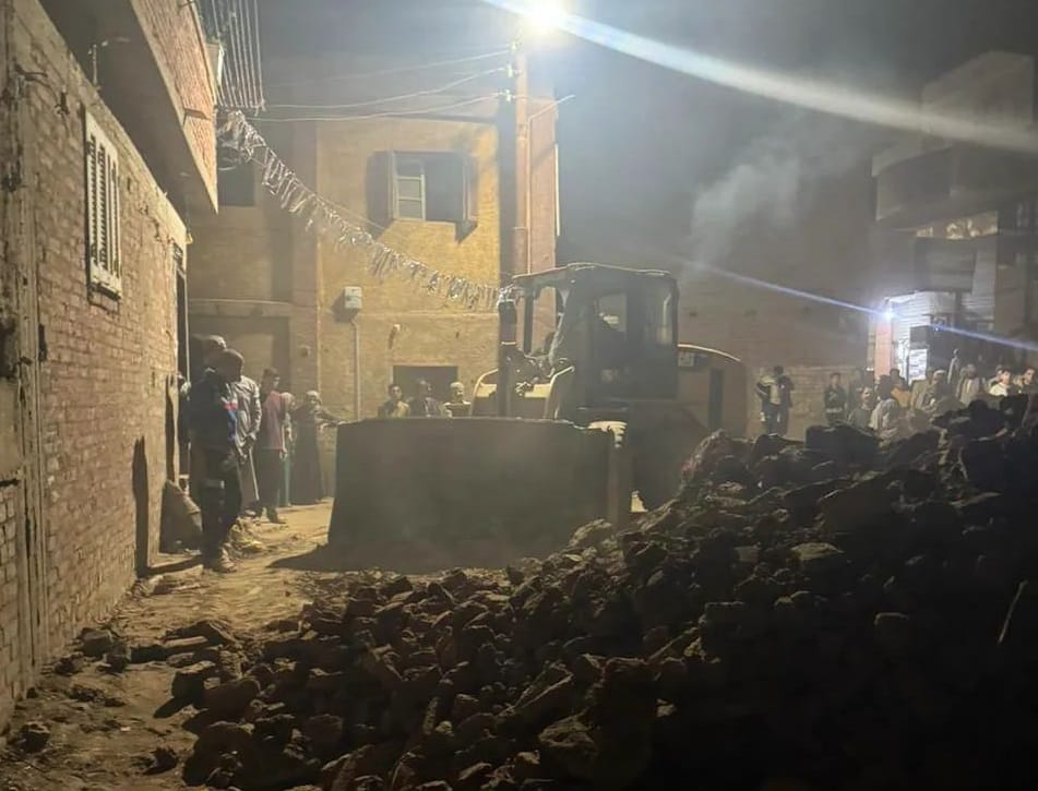 انهيار ضريح بقرية دنشواي بالمنوفية دون وقوع إصابات