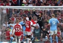 التعادل يحسم الشوط الأول بين مانشستر سيتي وآرسنال بالدوري الإنجليزي