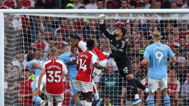 التعادل يحسم الشوط الأول بين مانشستر سيتي وآرسنال بالدوري الإنجليزي