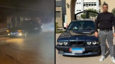 التحفظ على سيارة قائدها يؤدي حركات استعراضية خطرة بالبحيرة