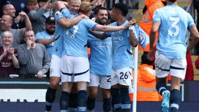 مانشستر سيتي يعتلي قمة الدوري الإنجليزي بهدف هالاند ويدفع بيرنلي للهبوط