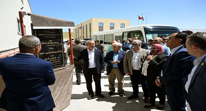 رئيس الوزراء يفتتح مصنع للهياكل الفولاذية بمنطقة السخنة باستثمارات 3 ملايين دولار