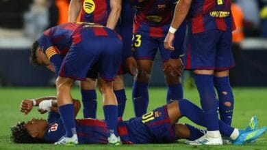 برشلونة يعلن انتهاء موسم لامين يامال للإصابة