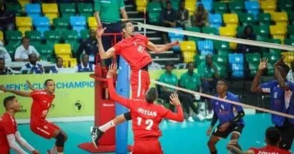 الأهلي يهزم بطل رواندا 3-0 في بطولة أفريقيا للكرة الطائرة