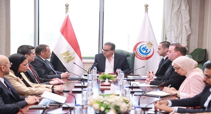 وزير الصحة يبحث تطوير المنظومة الصحية الرقمية مع أورانج مصر