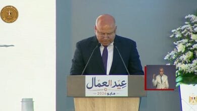 وزير النقل يستعرض أمام الرئيس السيسي جهود توطين صناعة النقل خلال احتفال عيد العمال