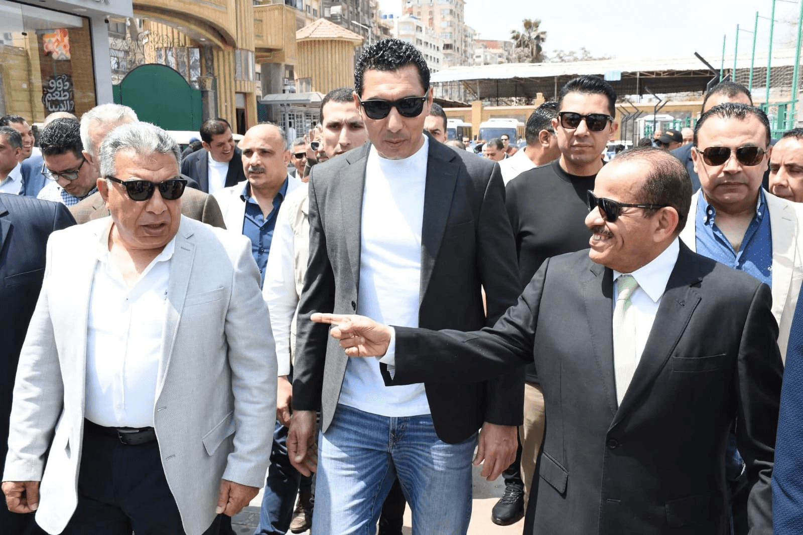 وزير الشباب والرياضة ومحافظ الدقهلية يتفقدان نادي جزيرة الورد