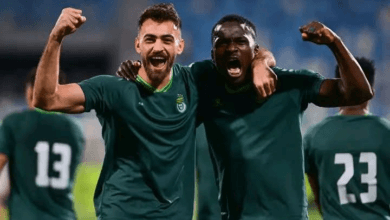 ملعب كرة قدم خلال مباراة بين الاتحاد السكندري وحرس الحدود