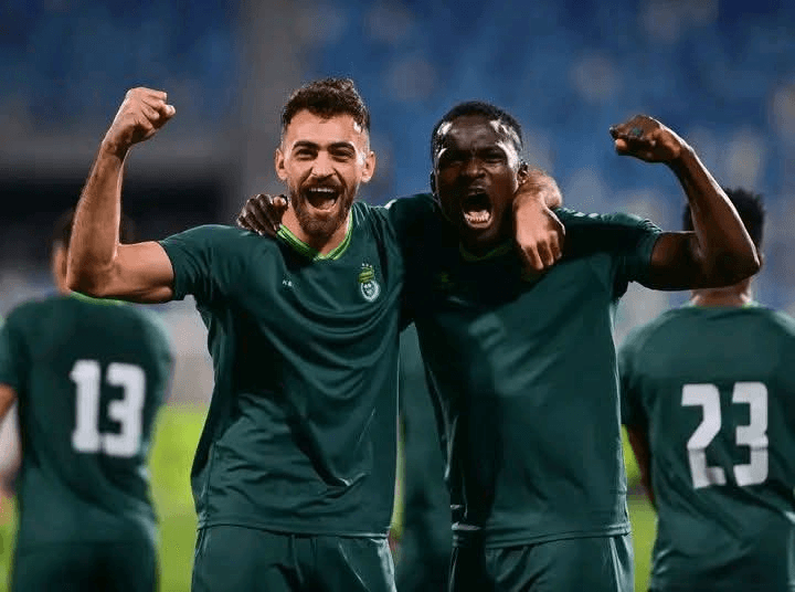 ملعب كرة قدم خلال مباراة بين الاتحاد السكندري وحرس الحدود