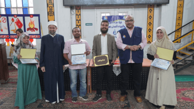 احتفالية تكريم حفظة القرآن الكريم والأمهات المثاليات بشركة مياه الشرب والصرف الصحي بسوهاج.