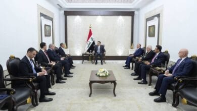 لقاء وزير الخارجية مع رئيس وزراء العراق