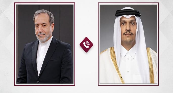 رئيس وزراء قطر ووزير خارجية إيران يبحثان هاتفياً مسار المفاوضات بين واشنطن وطهران