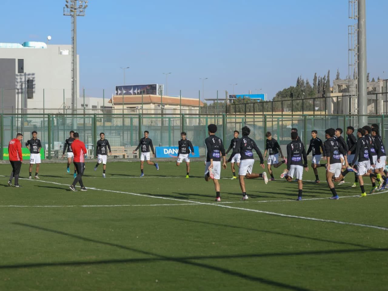 منتخب الناشئين ينهي استعداداته لمواجهة الزمالك ودياً