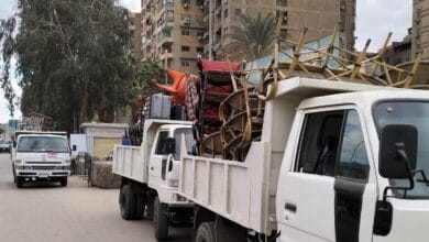 إزالة 37 كشكًا وحالة إشغال بشوارع مدينة دشنا لضبط المظهر الجمالي