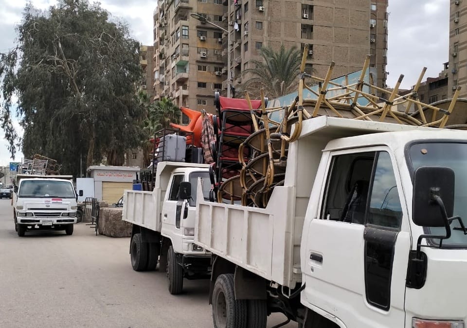 إزالة 37 كشكًا وحالة إشغال بشوارع مدينة دشنا لضبط المظهر الجمالي