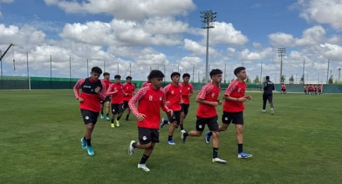 منتخب الناشئين تحت 17 يواصل استعداداته لمواجهة تونس بكأس الأمم الأفريقية