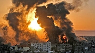 استشهاد 4 فلسطينيين وإصابة العشرات في قصف إسرائيلي على مدينة غزة
