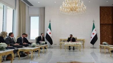 الشرع والمبعوث الأمريكي يبحثان مستجدات سوريا والمنطقة