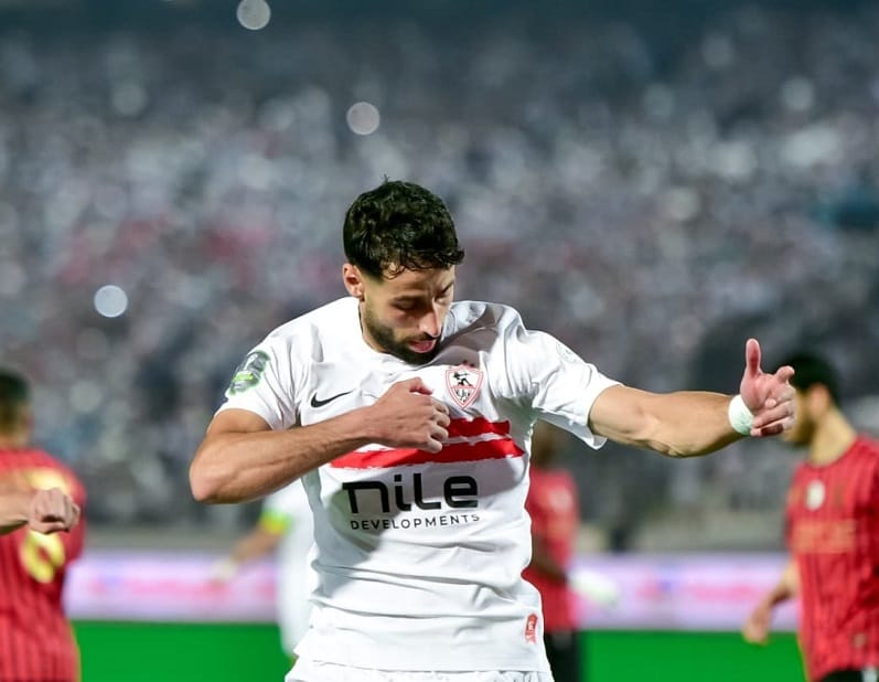 عدي الدباغ يفتتح التسجيل للزمالك مبكرًا في نهائي الكونفدرالية