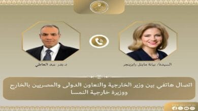 وزير الخارجية يبحث مع نظيرته النمساوية مستجدات الأوضاع في المنطقة