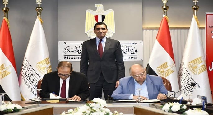 وزير الشباب والرياضة يشهد توقيع بروتوكول رعاية لتطوير رياضة الدراجات