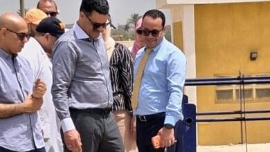 رئيس مياه القليوبية يتفقد محطة كوم أشفين لمتابعة تطوير المروقات وتحسين جودة المياه