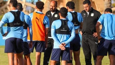 المصري يختتم تدريباته استعداداً لمواجهة الأهلي في ختام الدوري